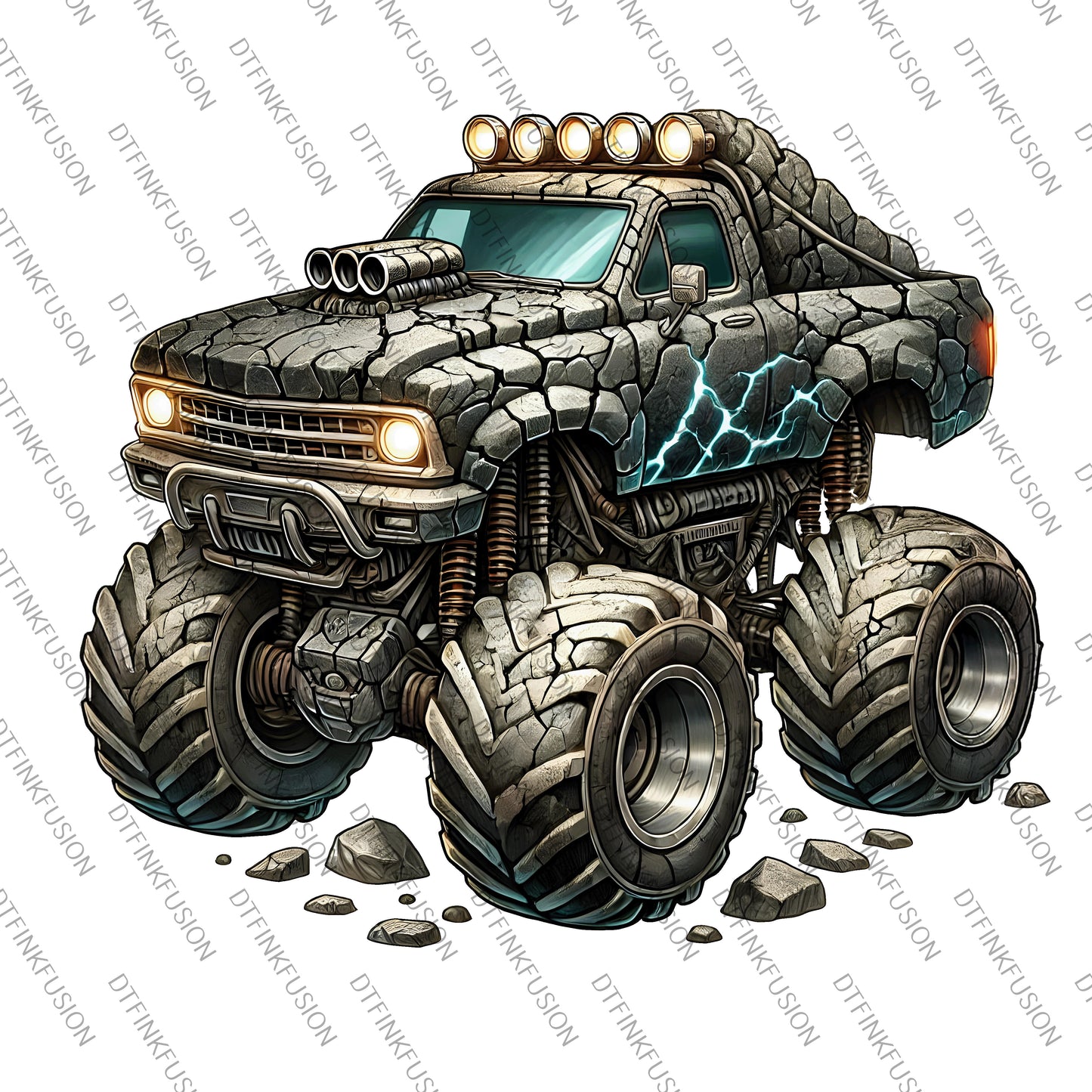 Monster Truck 2 DTF Print