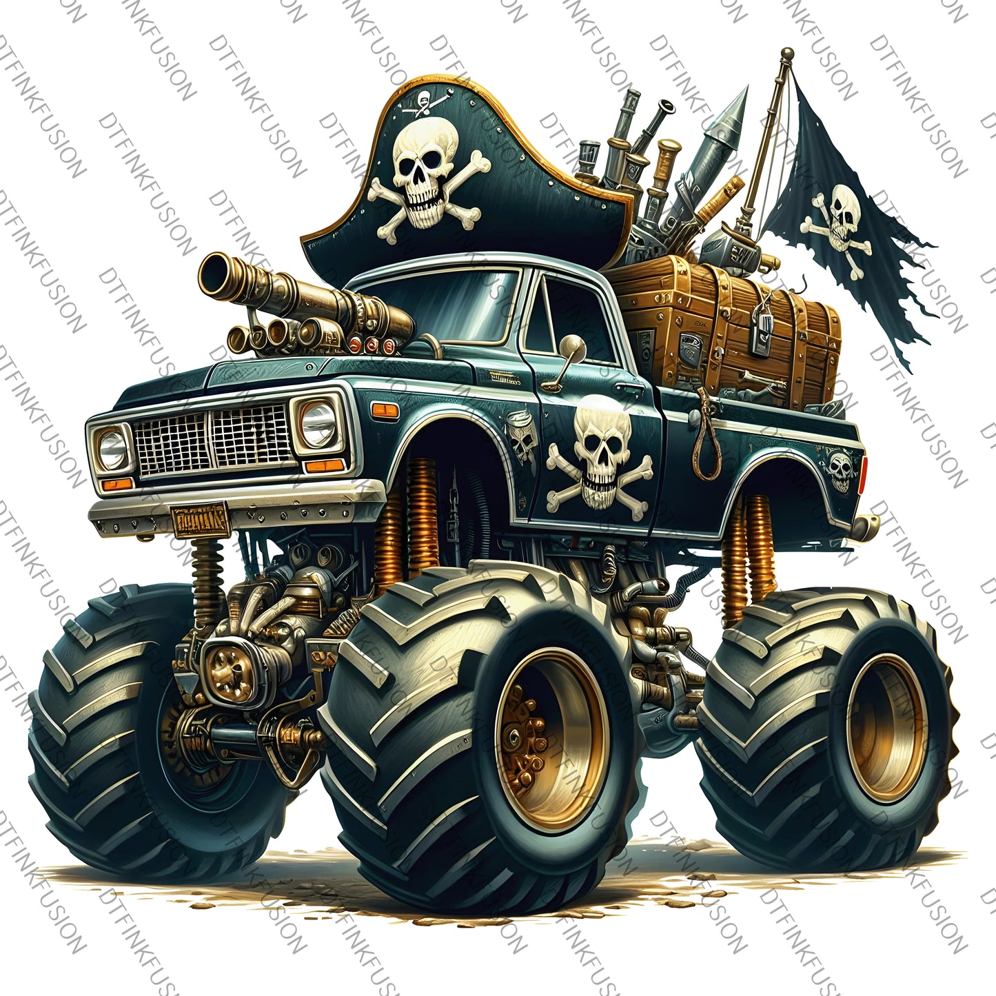 Monster Truck 2 DTF Print