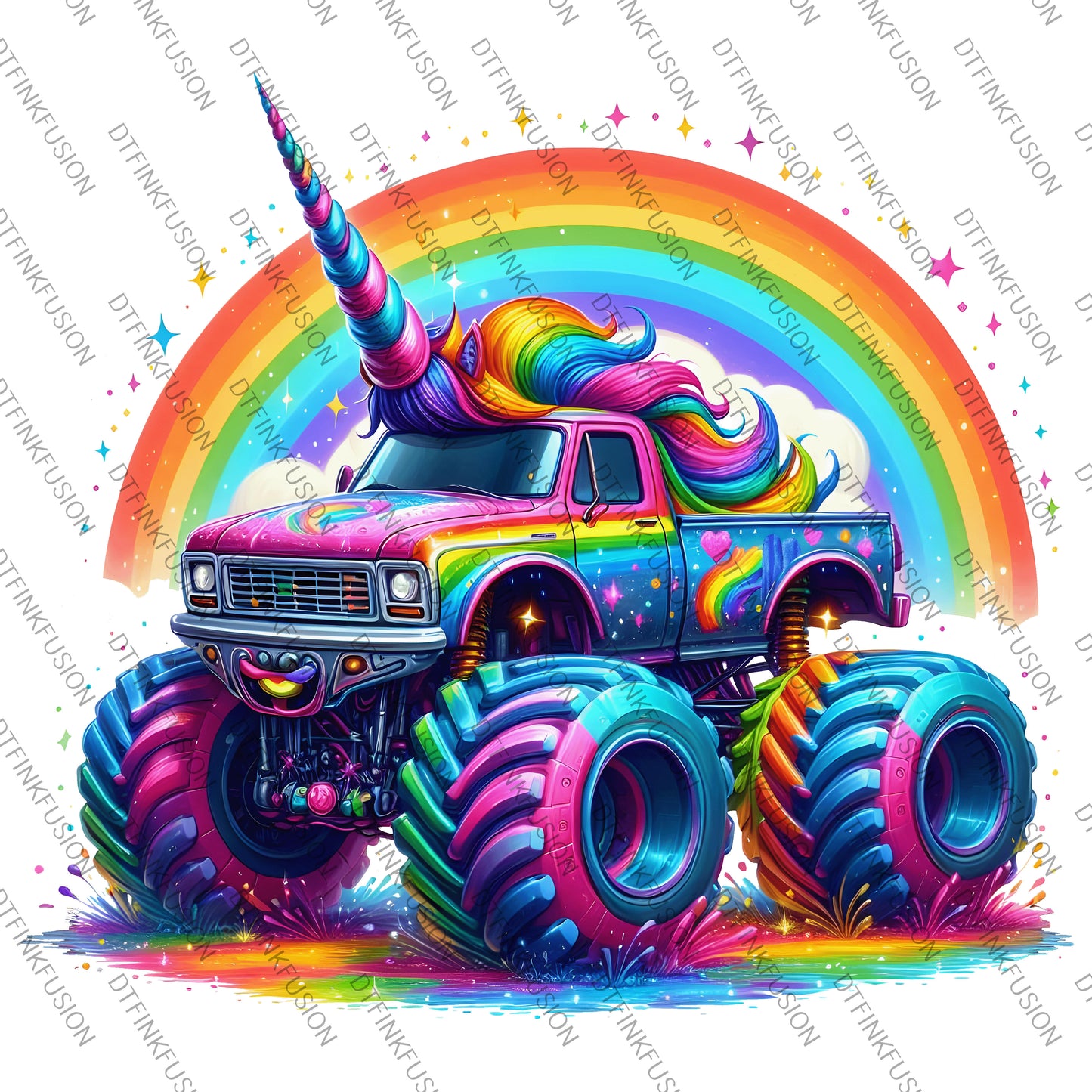 Monster Truck 2 DTF Print