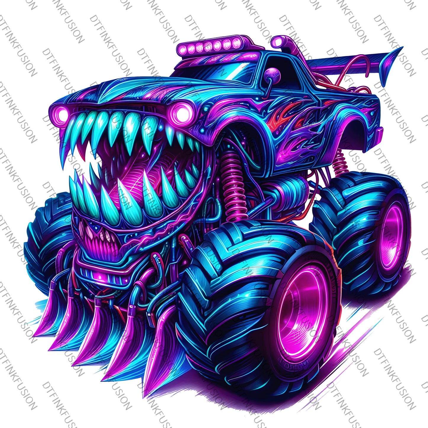 Monster Truck 2 DTF Print
