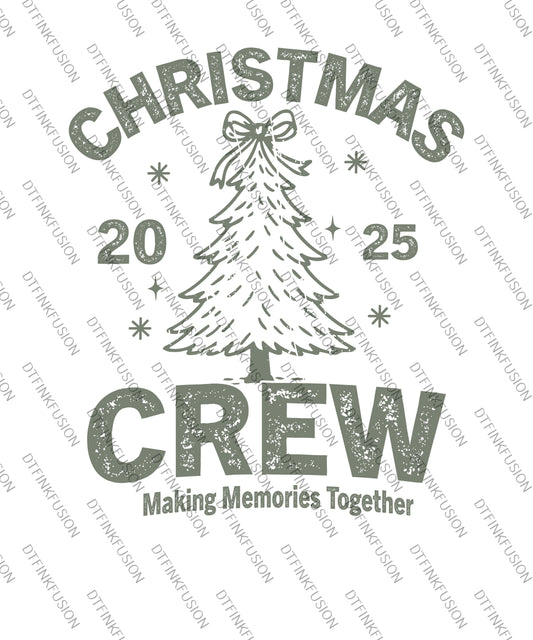 Christmas Crew 2025 DTF Print