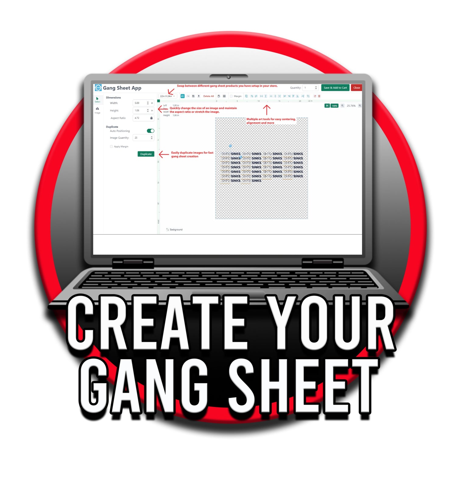 Gang Sheet Builder