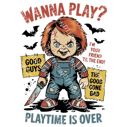 Wanna Play - Playtime is Over T-Shirt