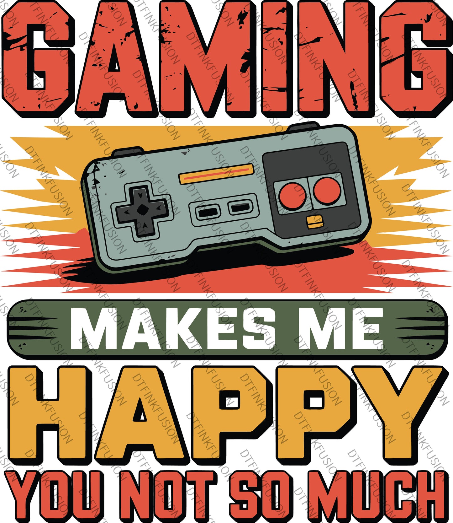 Gaming DTF Print