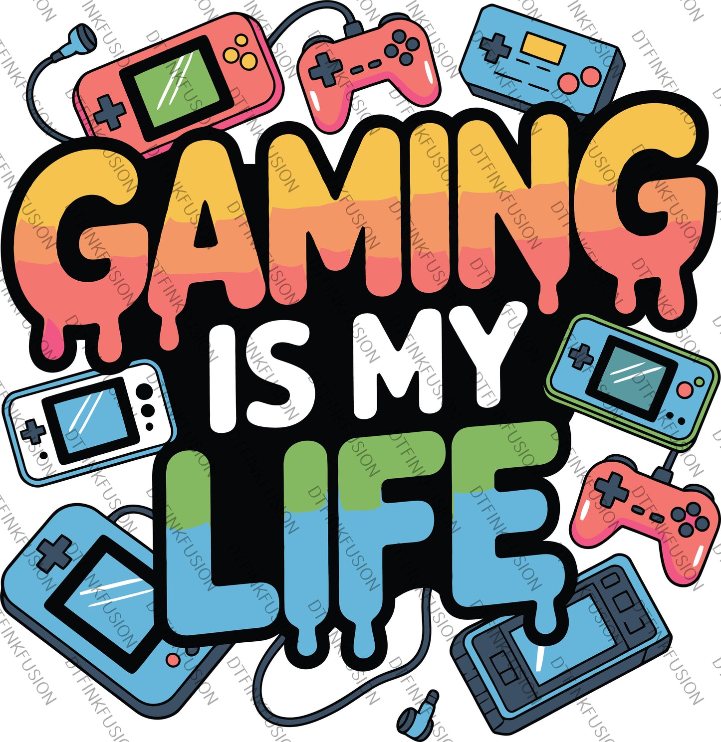 Gaming DTF Print