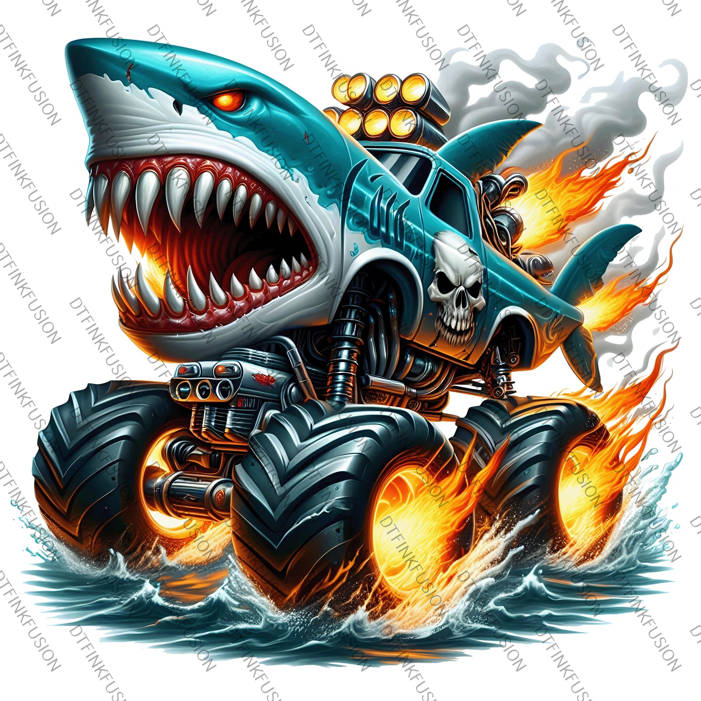 Monster Truck 2 DTF Print