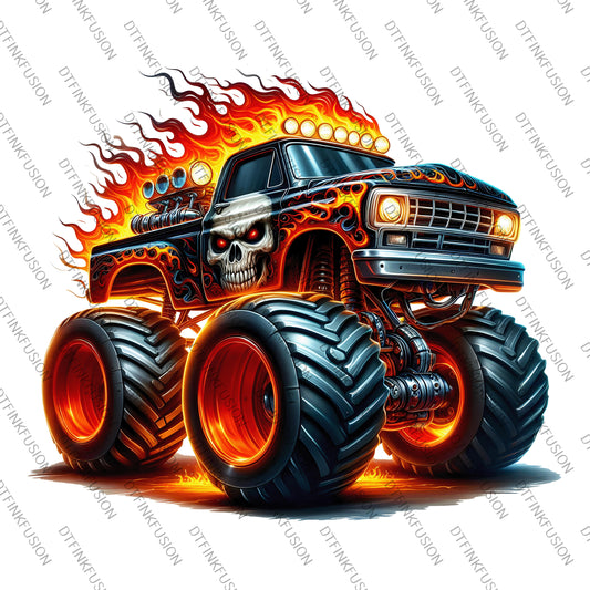 Monster Truck 2 DTF Print