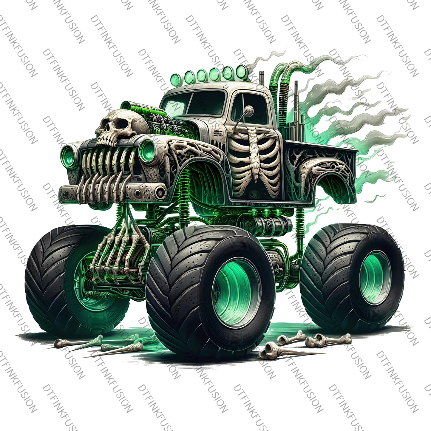 Monster Truck DTF Print