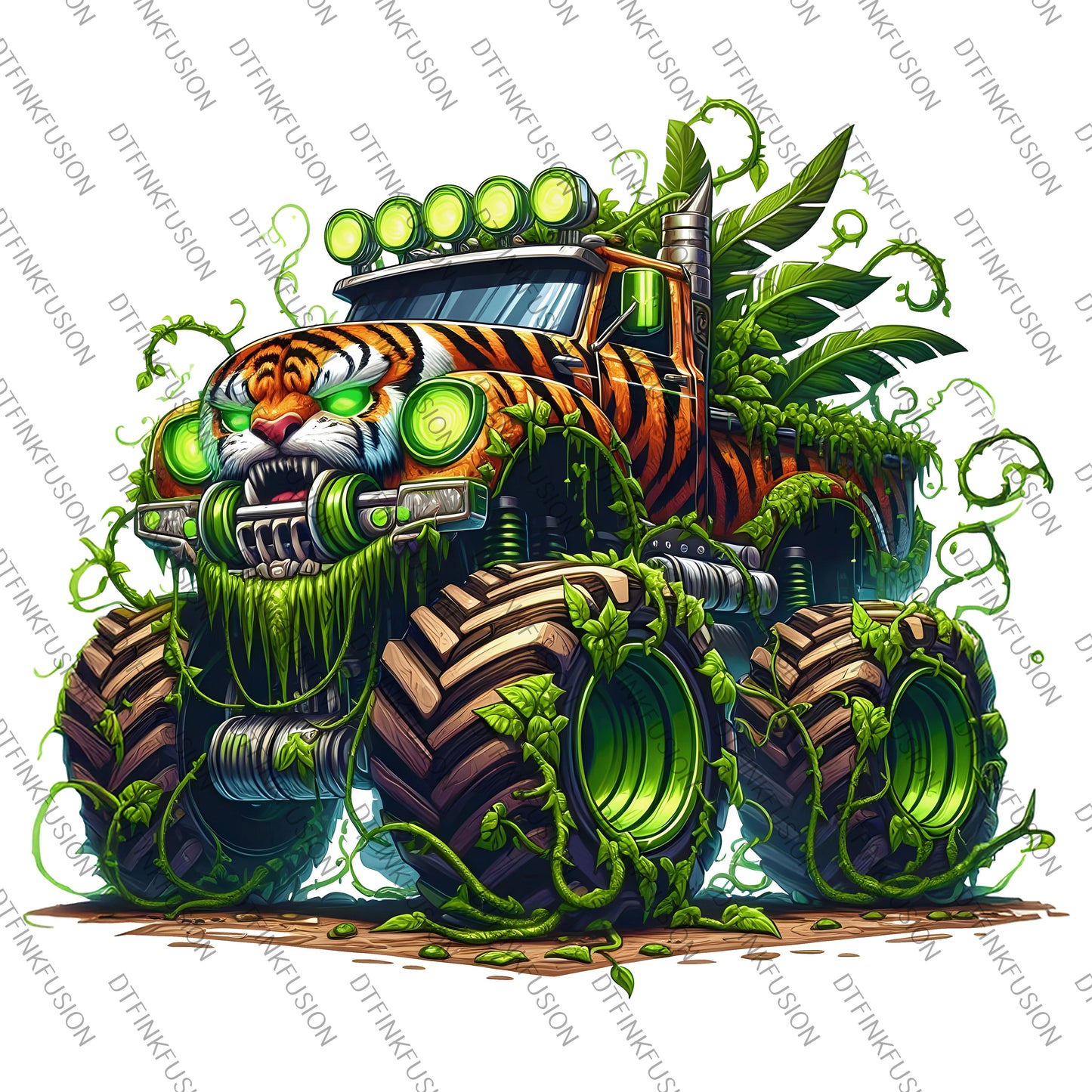 Monster Truck DTF Print