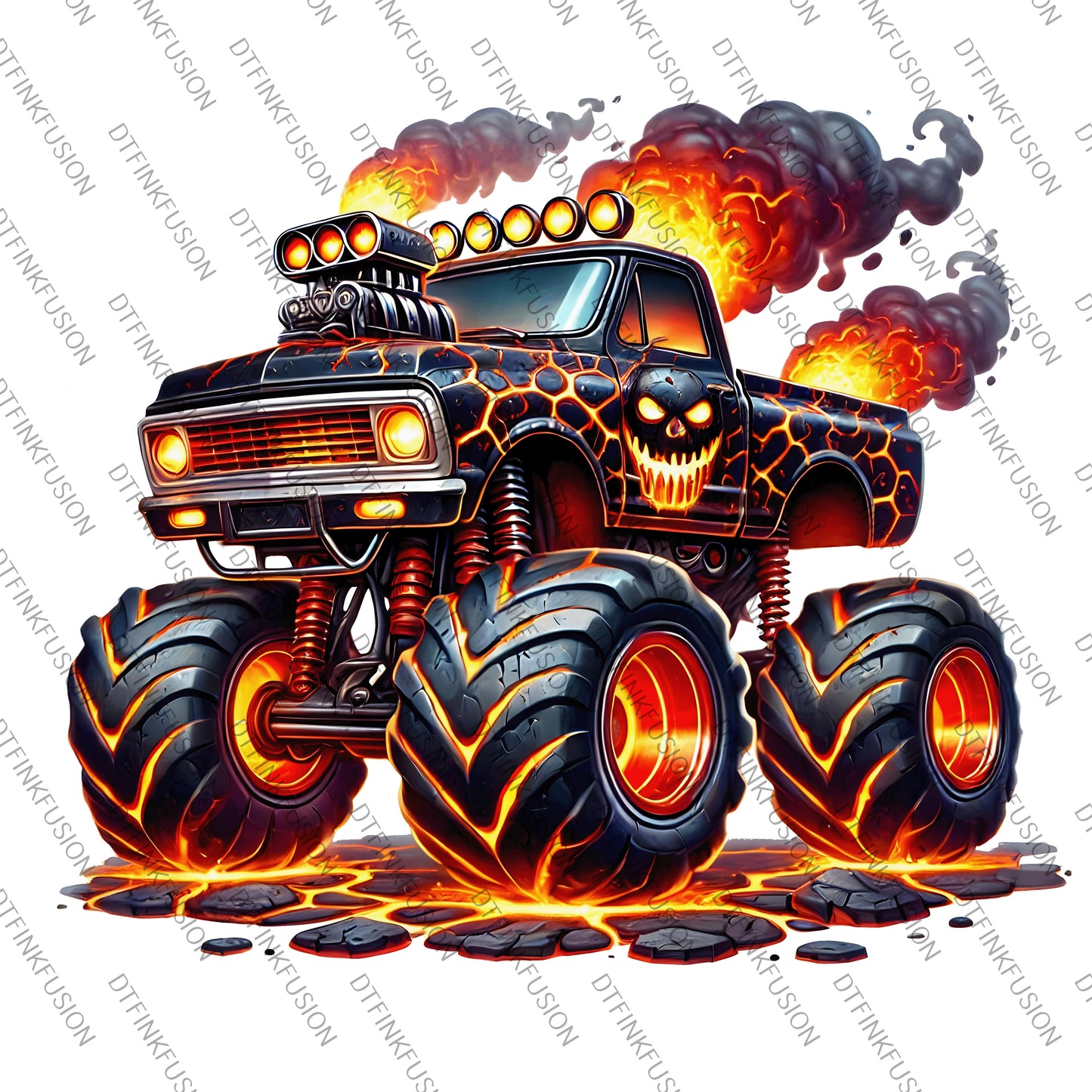 Monster Truck DTF Print
