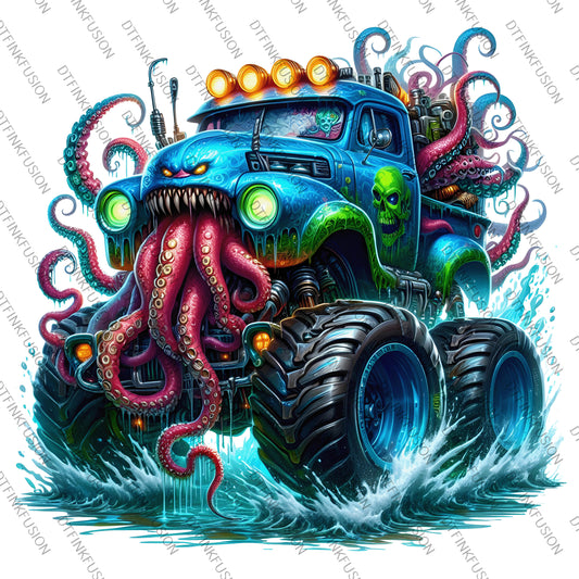 Monster Truck DTF Print