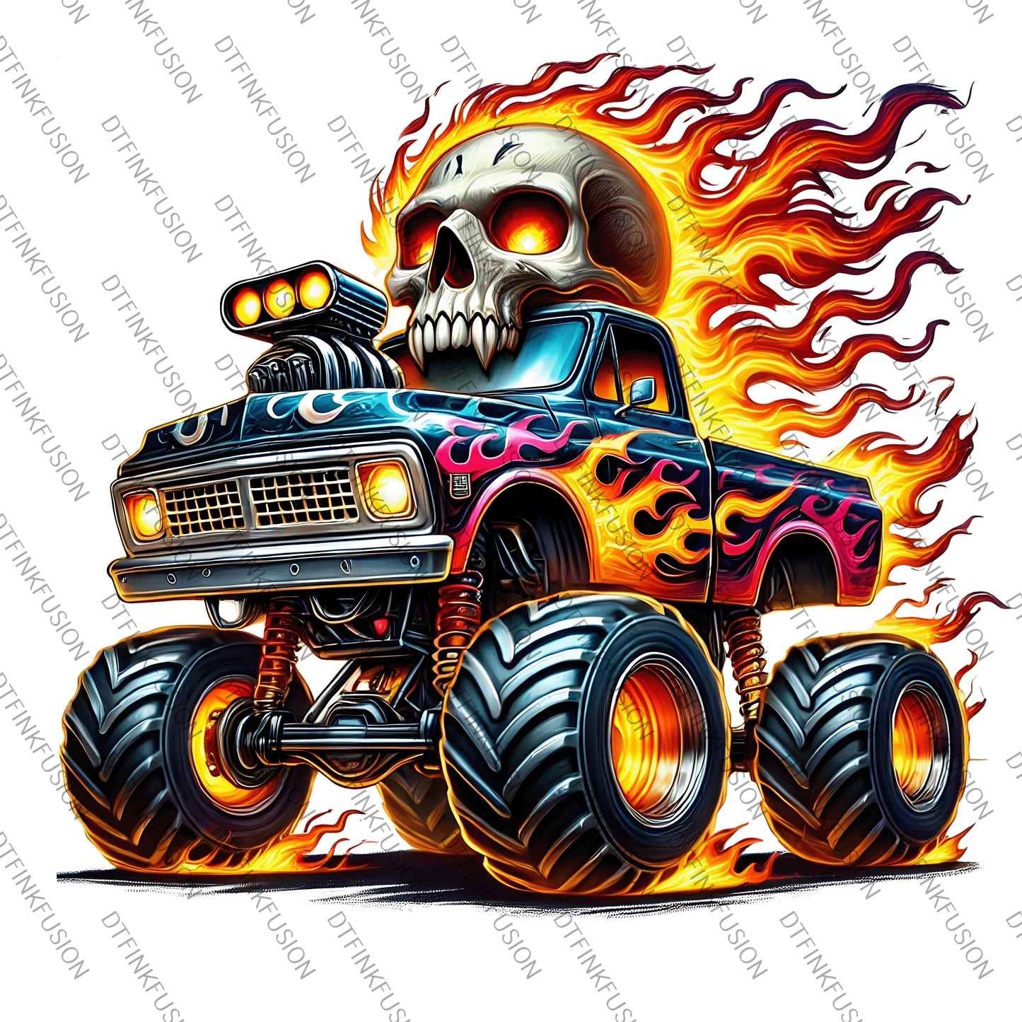 Monster Truck 2 DTF Print