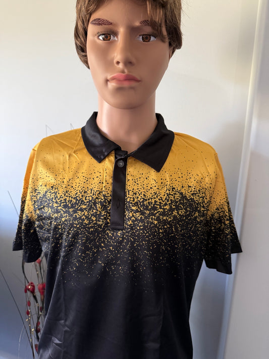 Polo Shirt Yellow and Black
