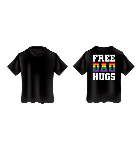 Free dad Hugs T Shirt