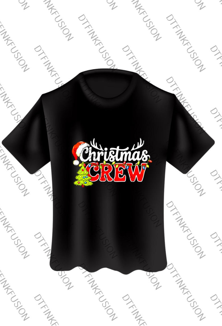 Christmas Crew T Shirt ( Black )
