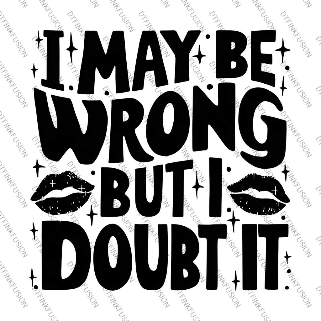 Sarcasm DTF Print