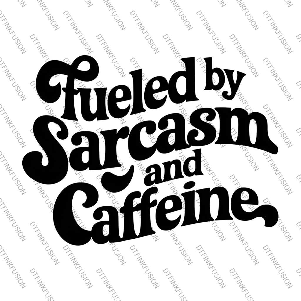 Sarcasm DTF Print
