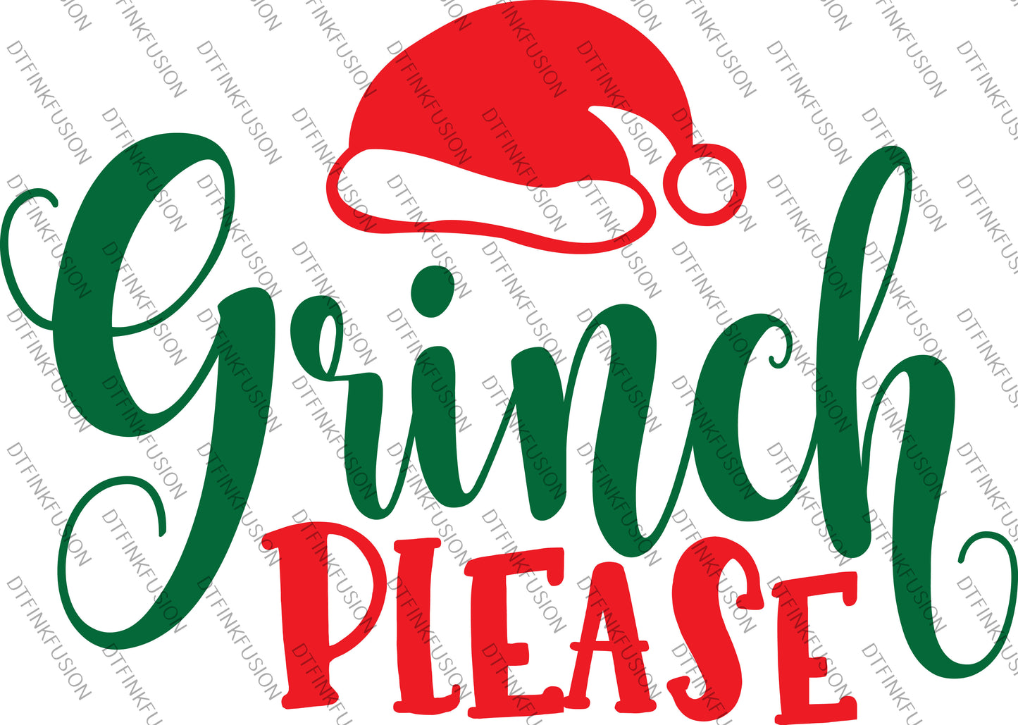 Grinch DTF Print