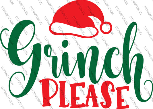 Grinch DTF Print