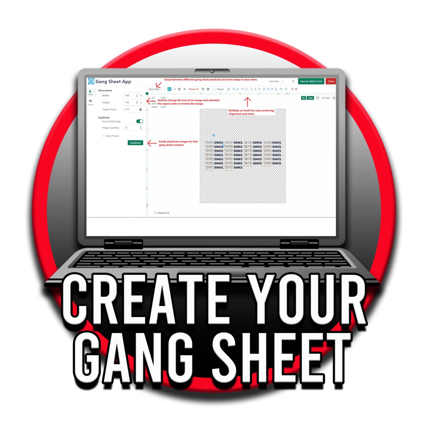 Build Gang Sheet